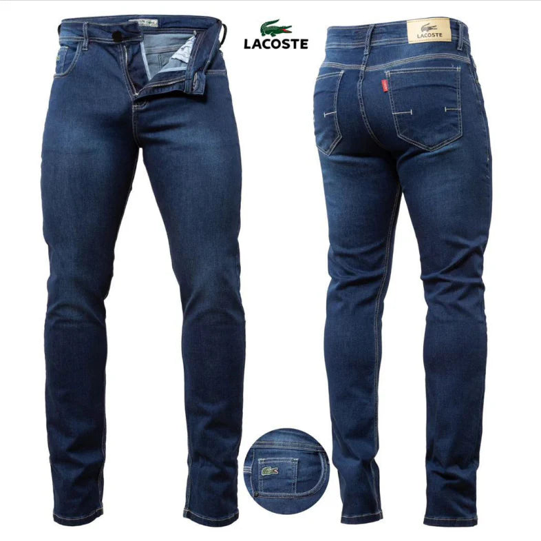 KIT COM 5 CALÇAS JEANS e 5 CAMISETAS LACOSTE  CORES SORTIDAS[ TOTAL 10 PEÇAS ]