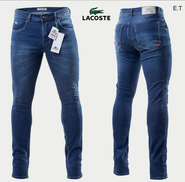 KIT COM 5 CALÇAS JEANS e 5 CAMISETAS LACOSTE  CORES SORTIDAS[ TOTAL 10 PEÇAS ]