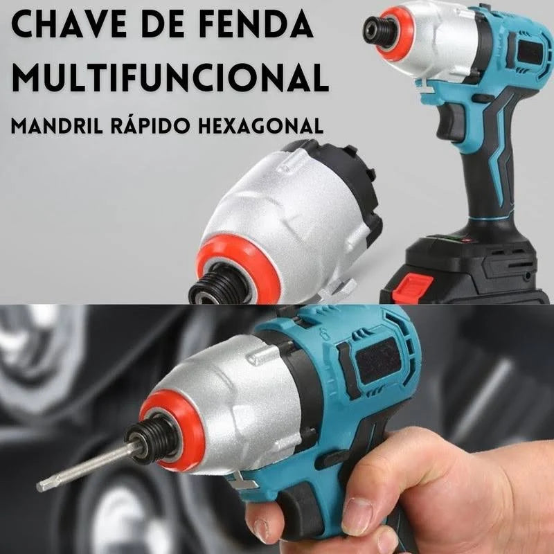 KIT De Ferramentas Multifuncional 9 EM 1 SEM FIO Bivolt  (PROMOÇÃO ACABA HOJE)